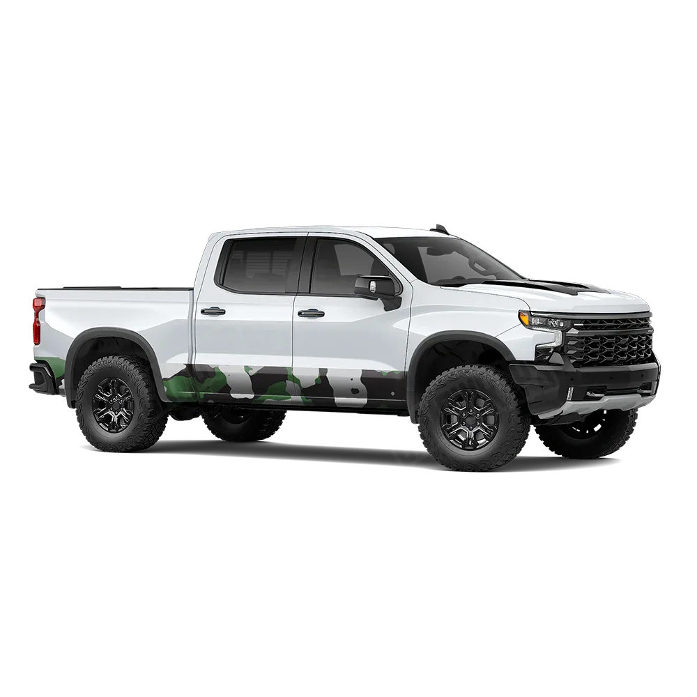 Cumulus Green Tiger Rocker Panel Wraps