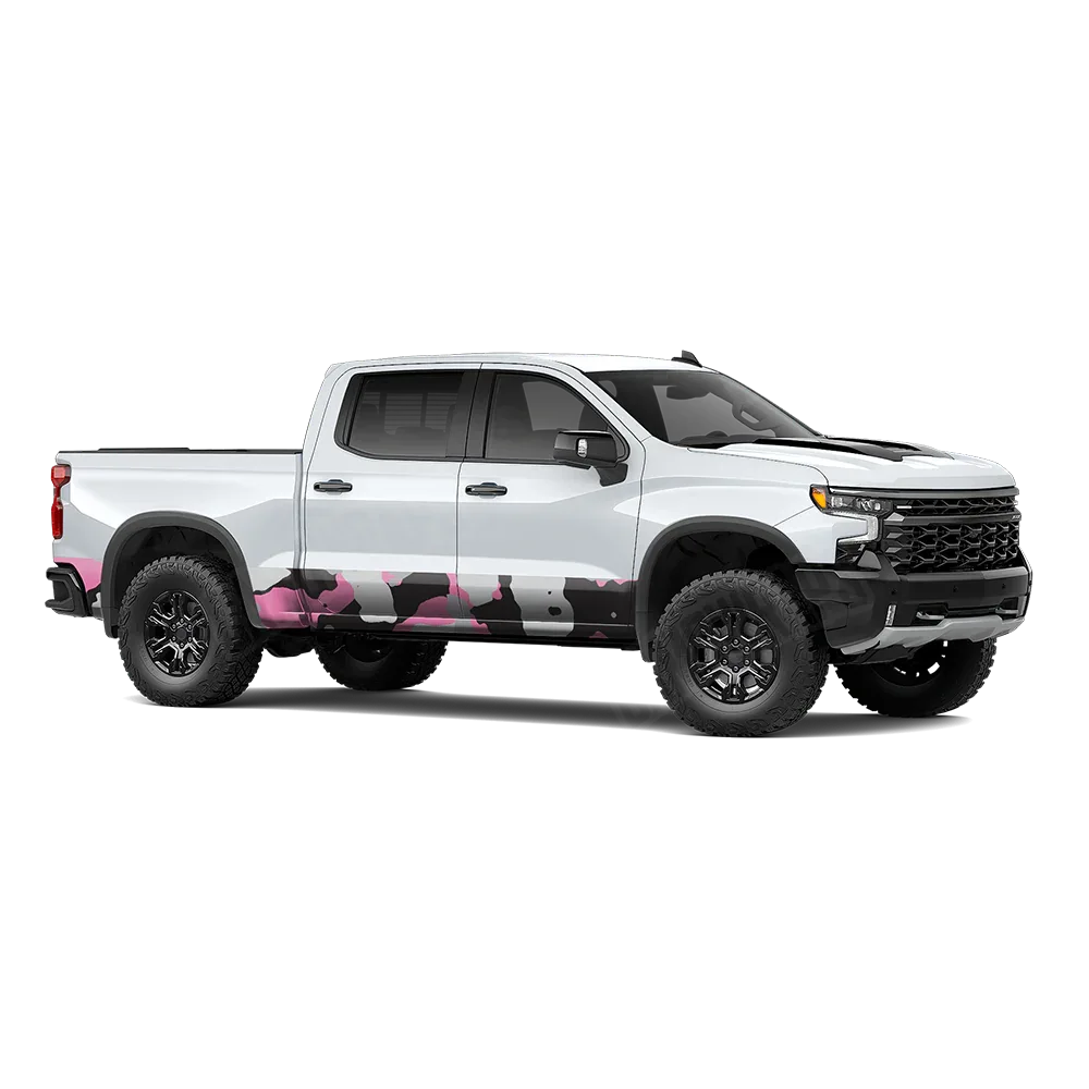 Cumulus Pink Tiger Rocker Panel Wraps