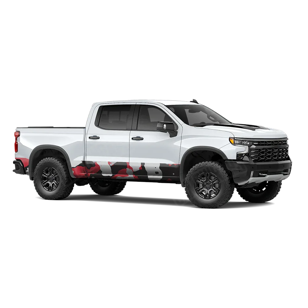 Cumulus Red Tiger Rocker Panel Wraps