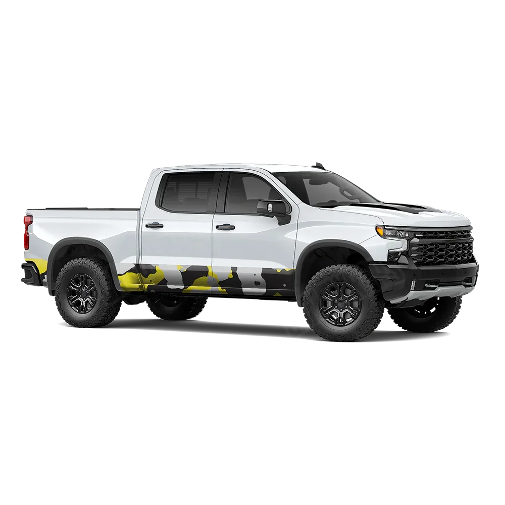 Cumulus Yellow Tiger Rocker Panel Wraps