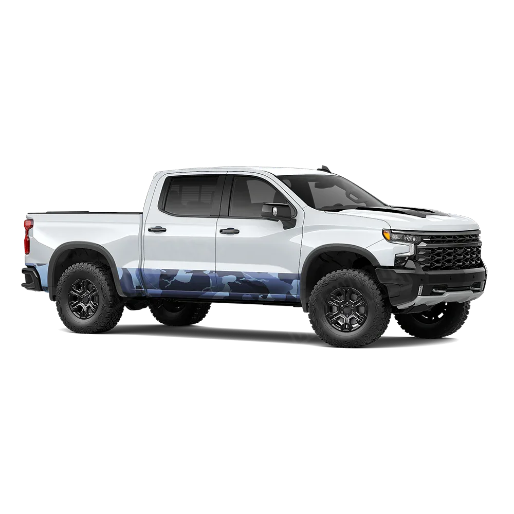 Ragged Blue Urban Night Rocker Panel Wraps