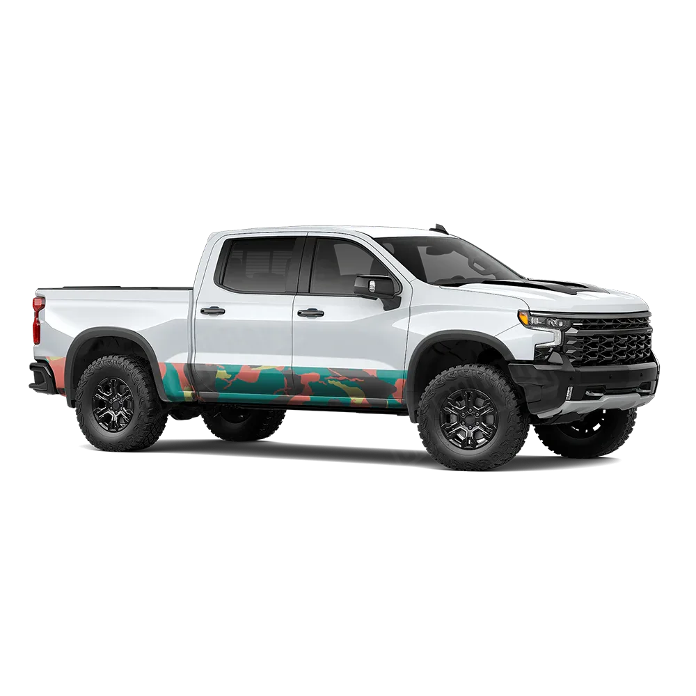 Ragged Fiesta Rocker Panel Wraps