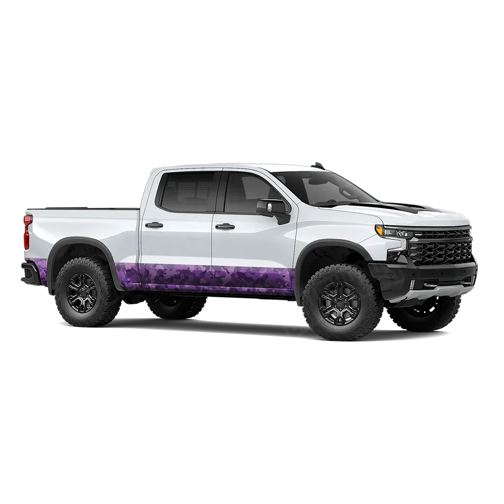 Cumulus Elite Purple Rocker Panel Wraps
