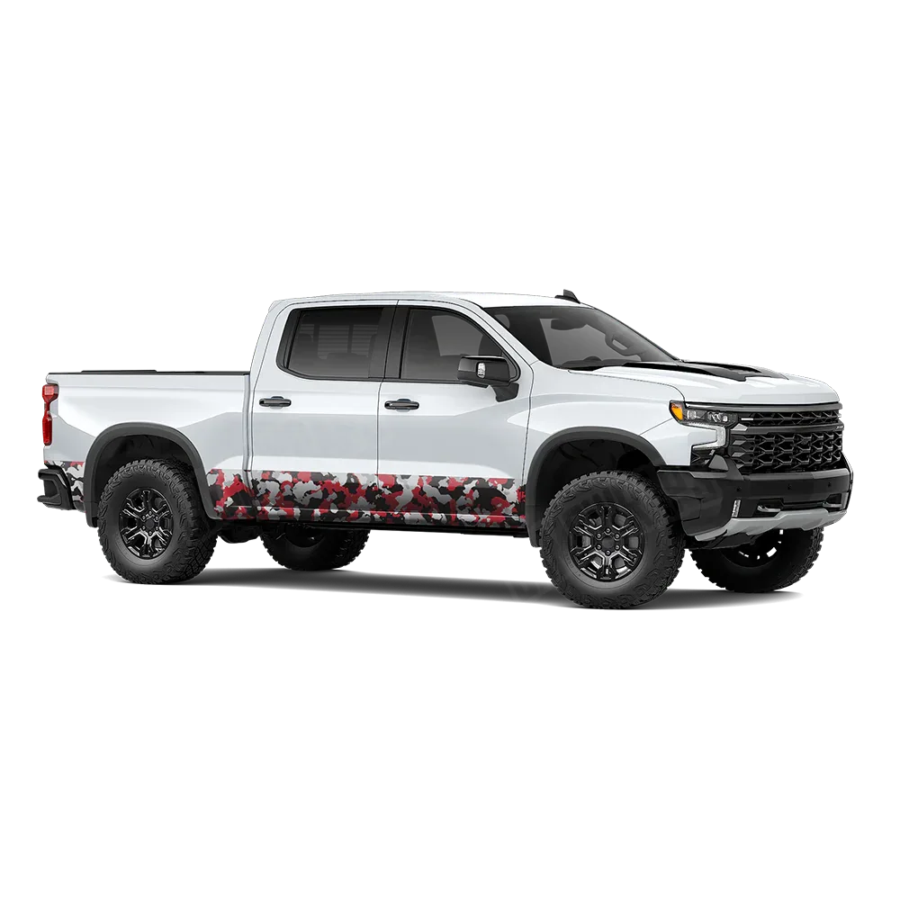 Cumulus Red Tiger Rocker Panel Wraps