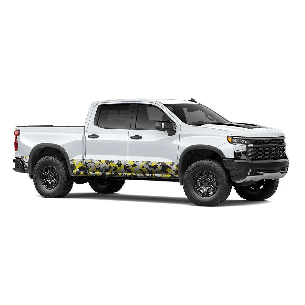 Cumulus Yellow Tiger Rocker Panel Wraps