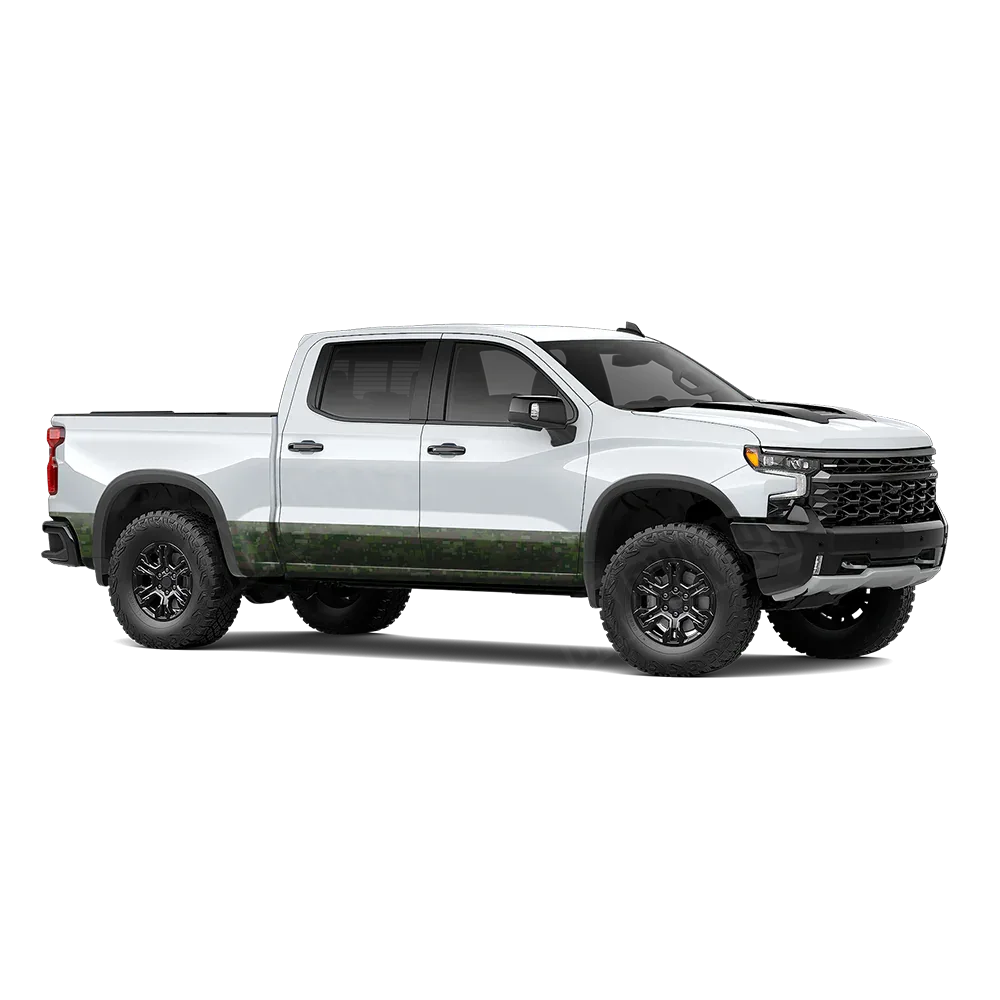 Digital Army Dark Green Rocker Panel Wraps