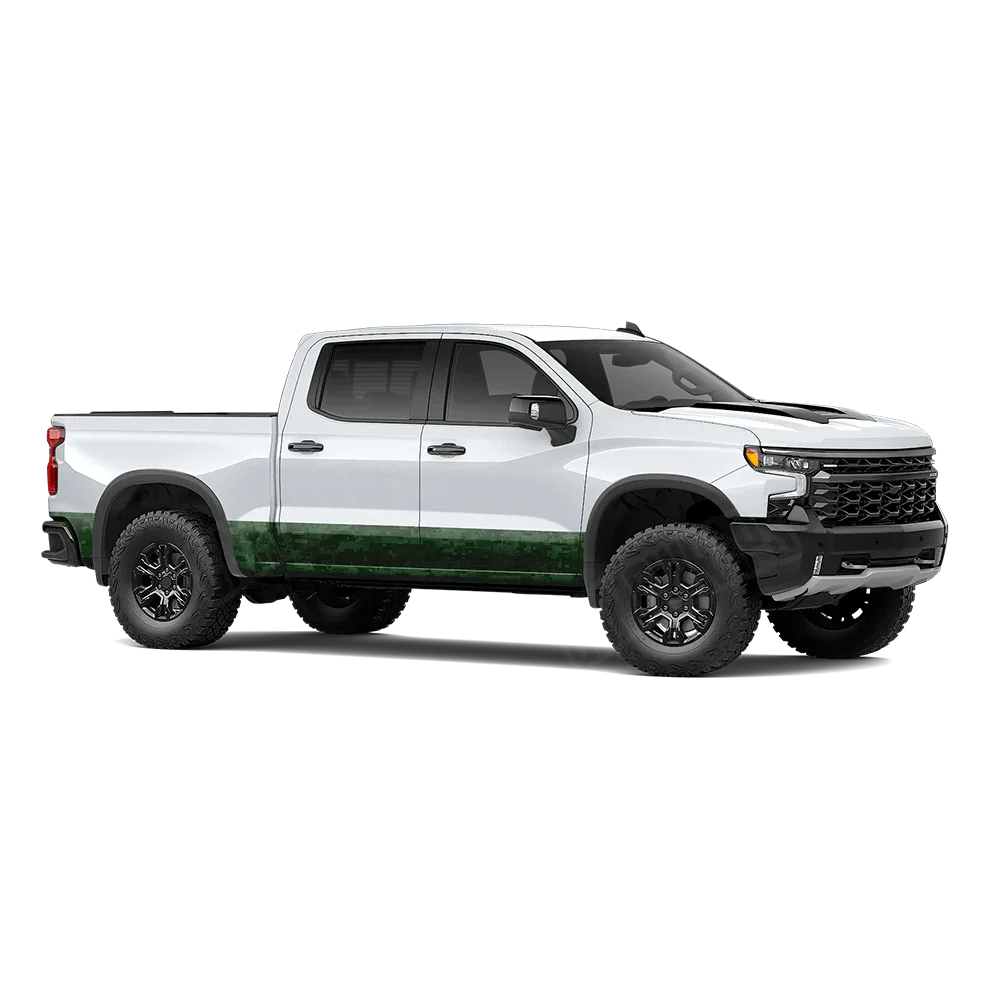 Digital Elite Green Rocker Panel Wraps