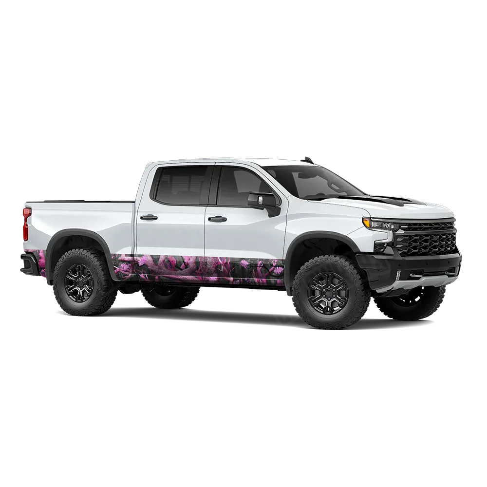 Nature Pink Lifeless Woods Rocker Panel Wraps