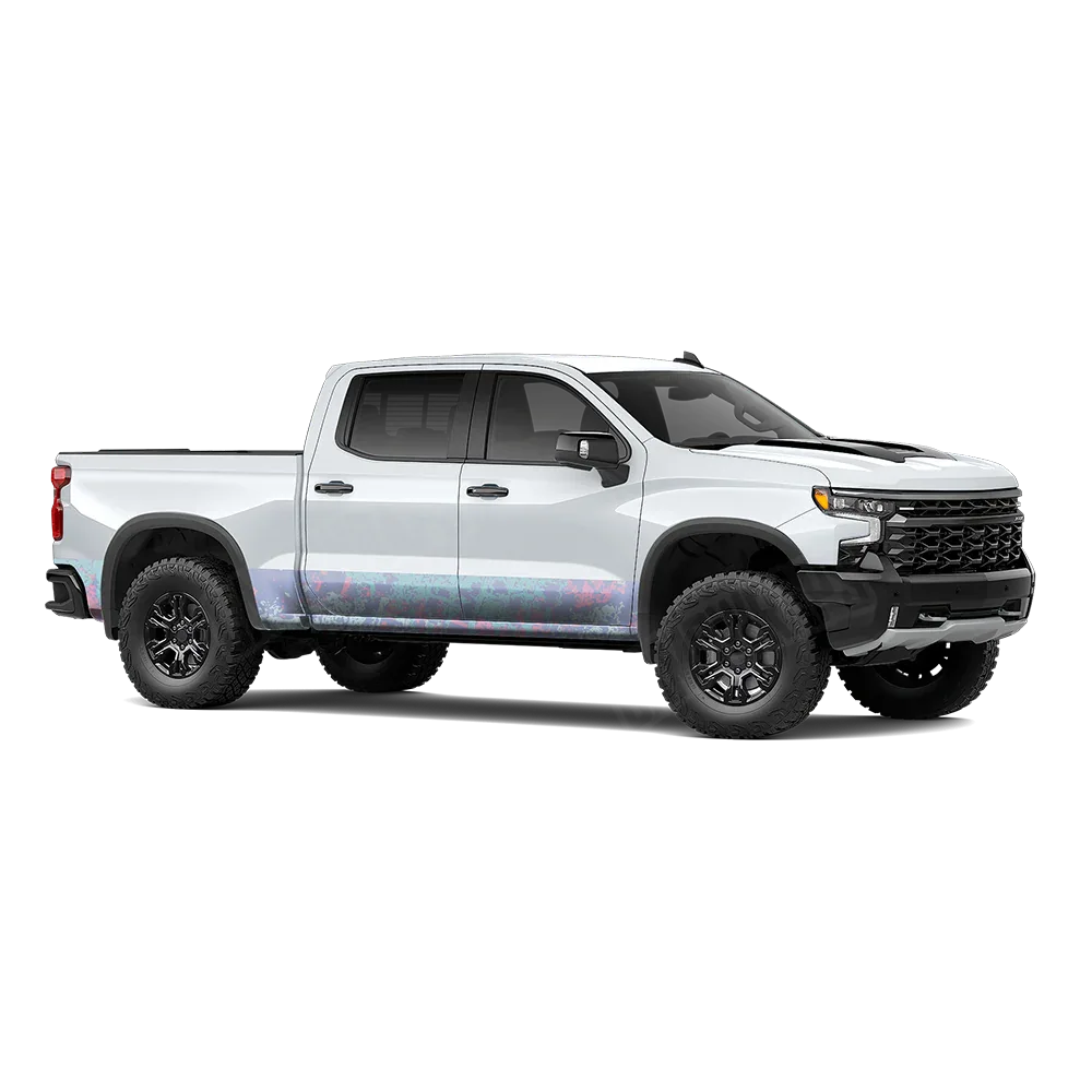 Pasted Cotton Candy Rocker Panel Wraps