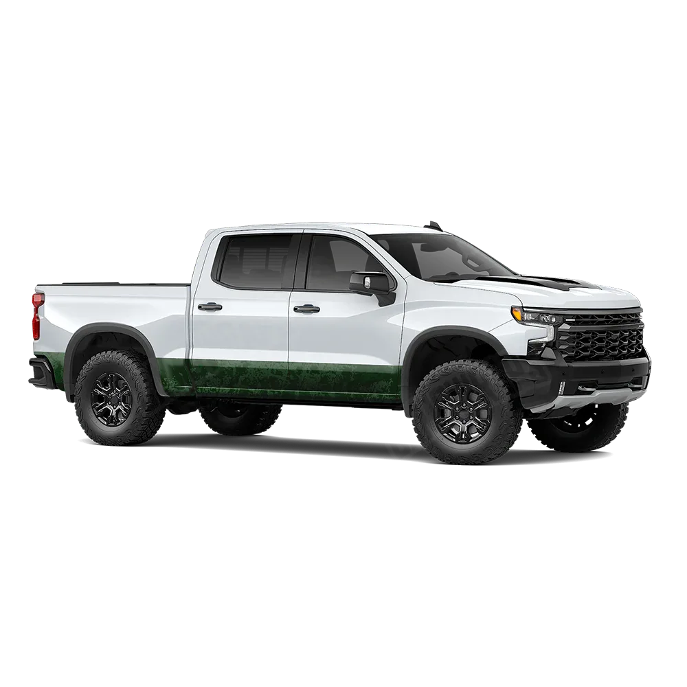 Pasted Elite Green Rocker Panel Wraps