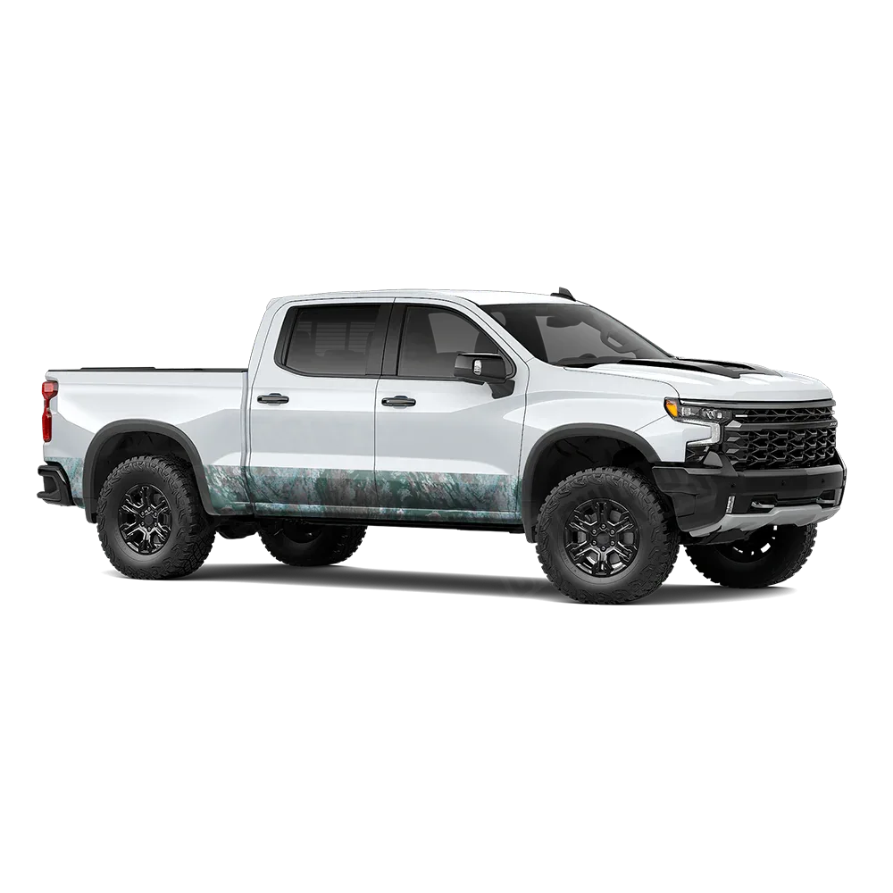 Realtree Aspect Glacier Rocker Panel Wraps