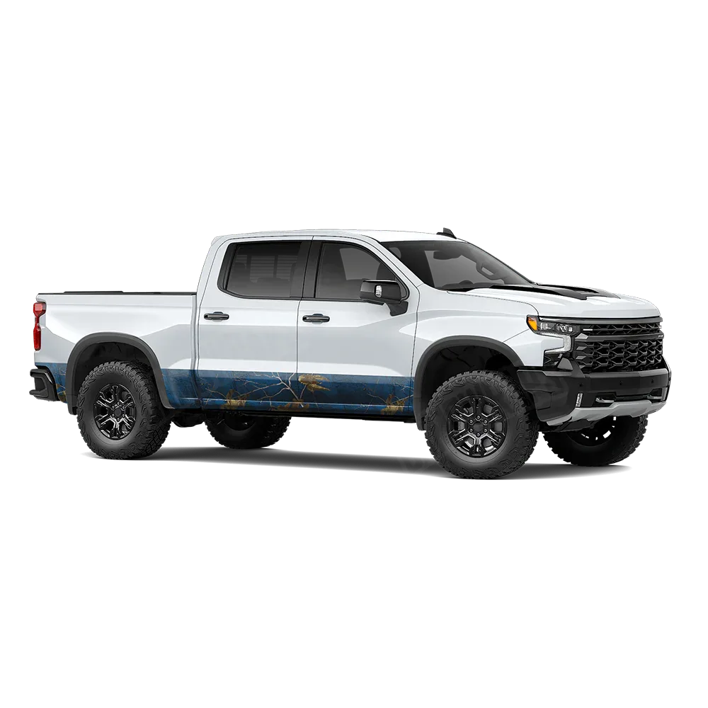 Realtree XTRA Colors Blue Rocker Panel Wraps