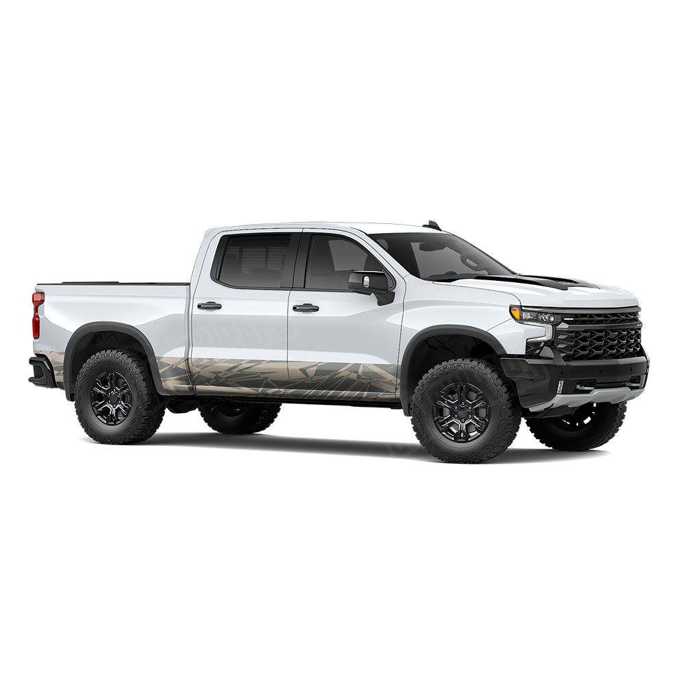 Sharp Army Rocker Panel Wraps