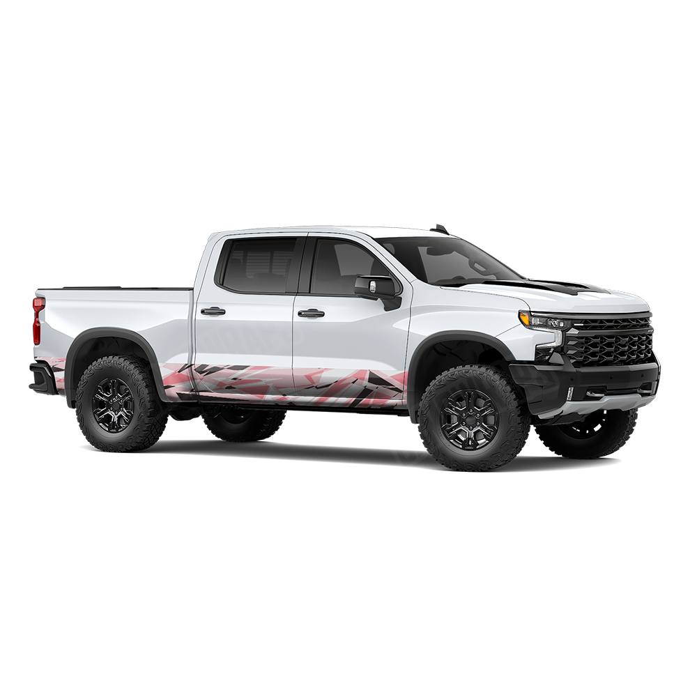 Sharp Pink Rocker Panel Wraps