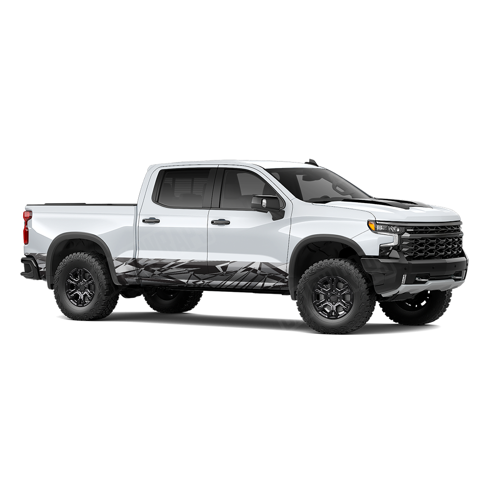Sharp Urban Night Rocker Panel Wraps