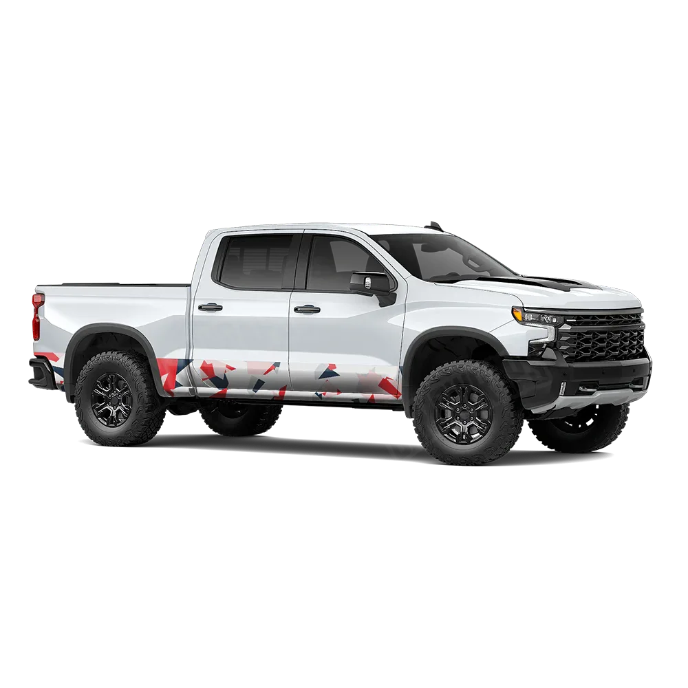 Shattered America Rocker Panel Wraps