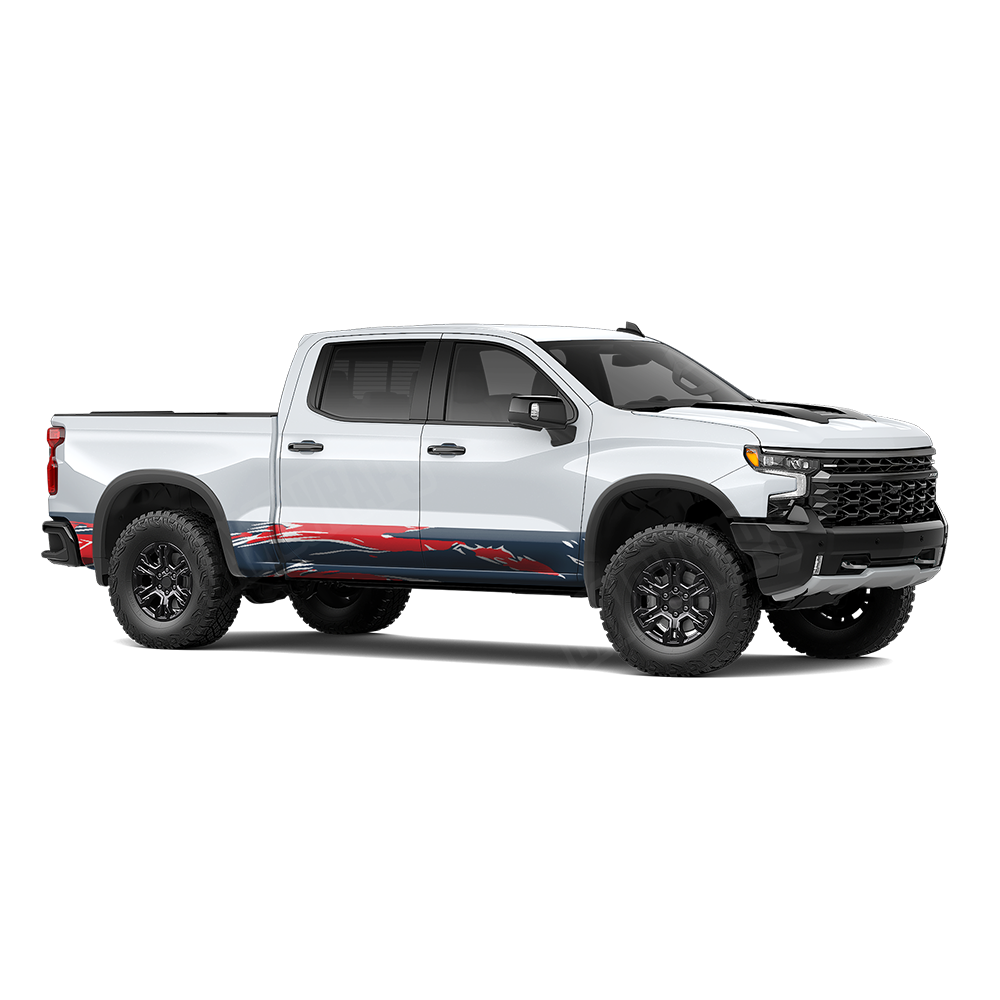 Shredded America Rocker Panel Wraps