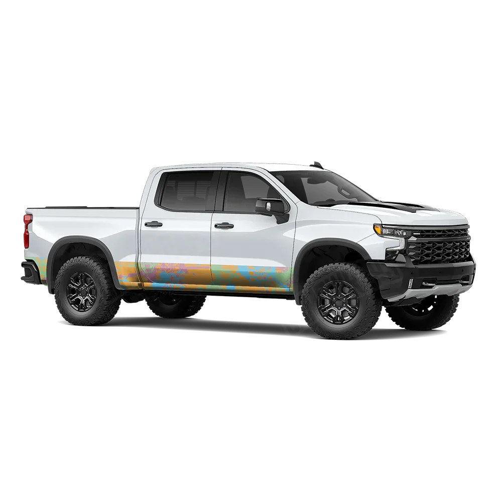 Tire Splatter Sherbert Rocker Panel Wraps
