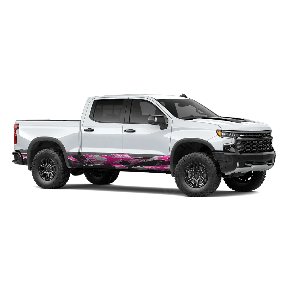 Vietnam Tiger Stripe Magenta Tiger Rocker Panel Wraps