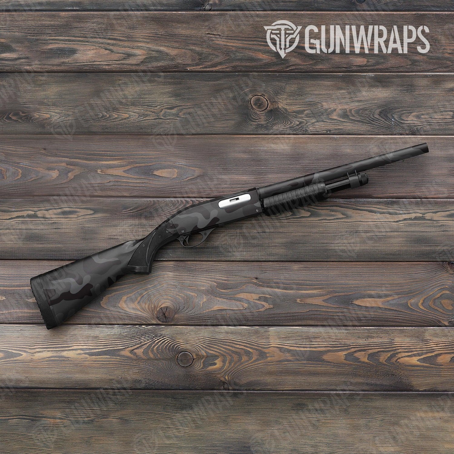 Classic Elite Black Shotgun Gun Skin Vinyl Wraps