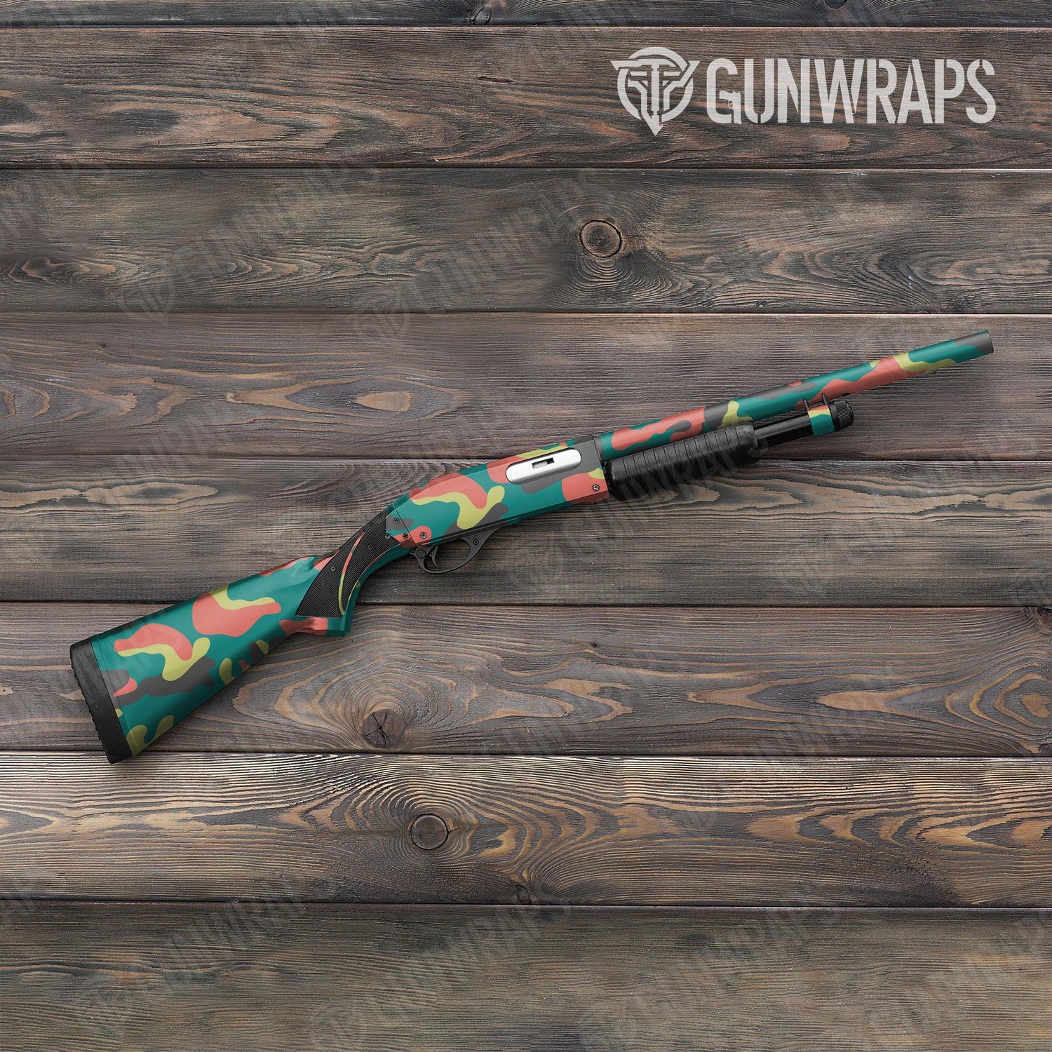 Classic Fiesta Shotgun Gun Skin Vinyl Wraps