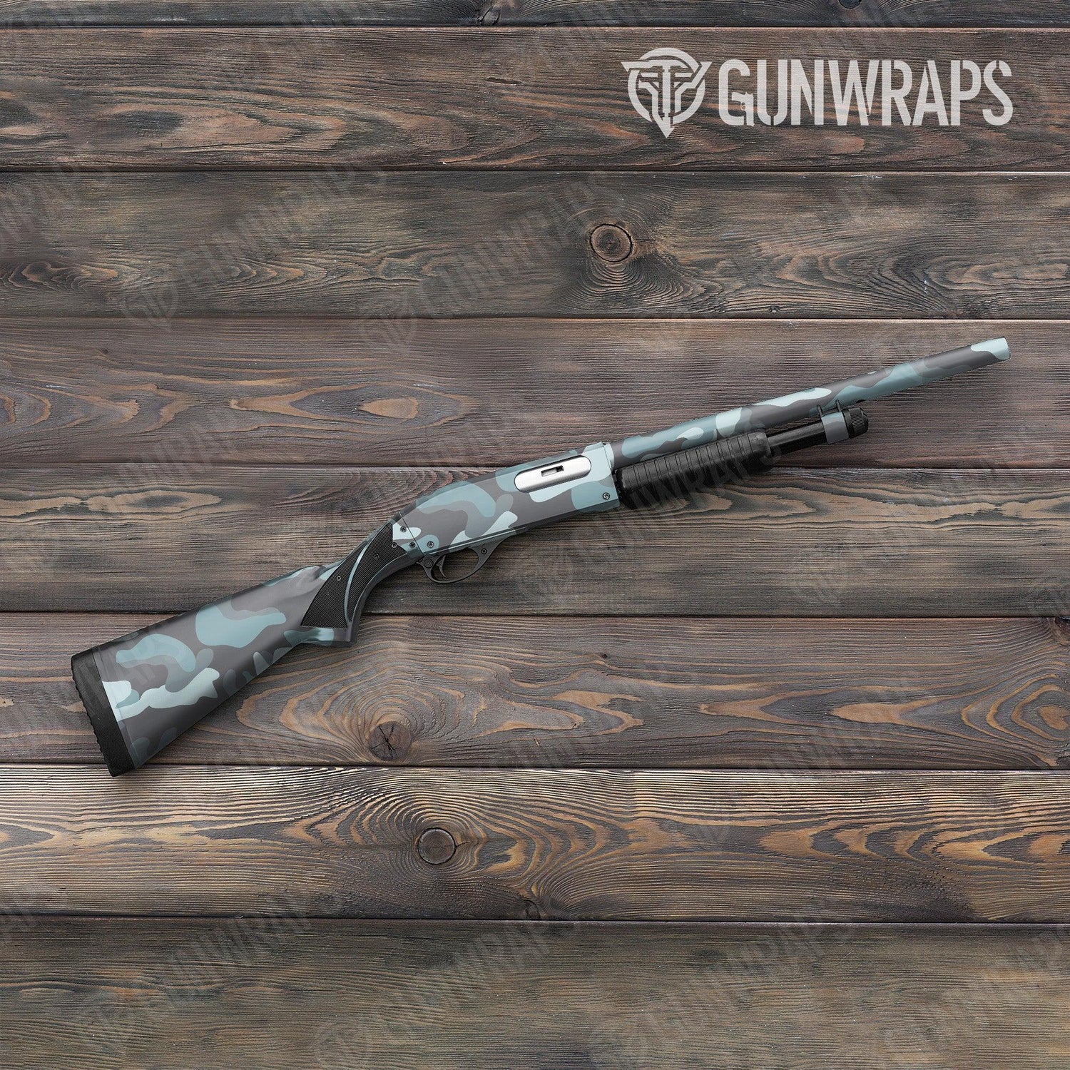 Classic Overcast Shotgun Gun Skin Vinyl Wraps