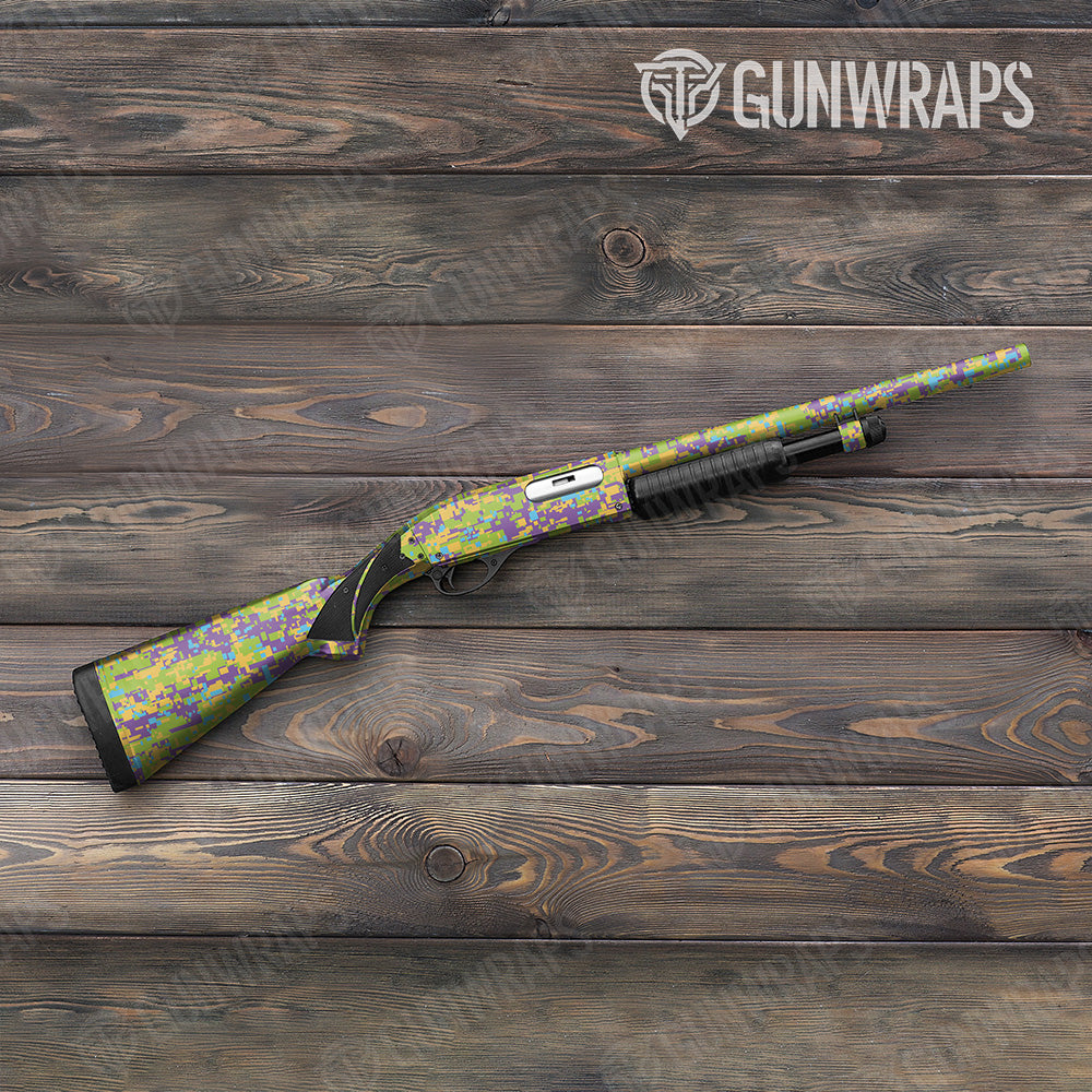 Digital Carnival Shotgun Gun Skin Vinyl Wraps
