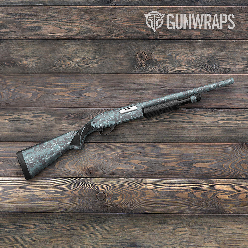 Digital Overcast Shotgun Gun Skin Vinyl Wraps