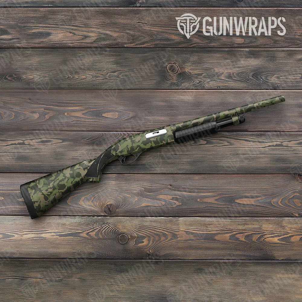 Erratic Army Green Shotgun Gun Skin Vinyl Wraps