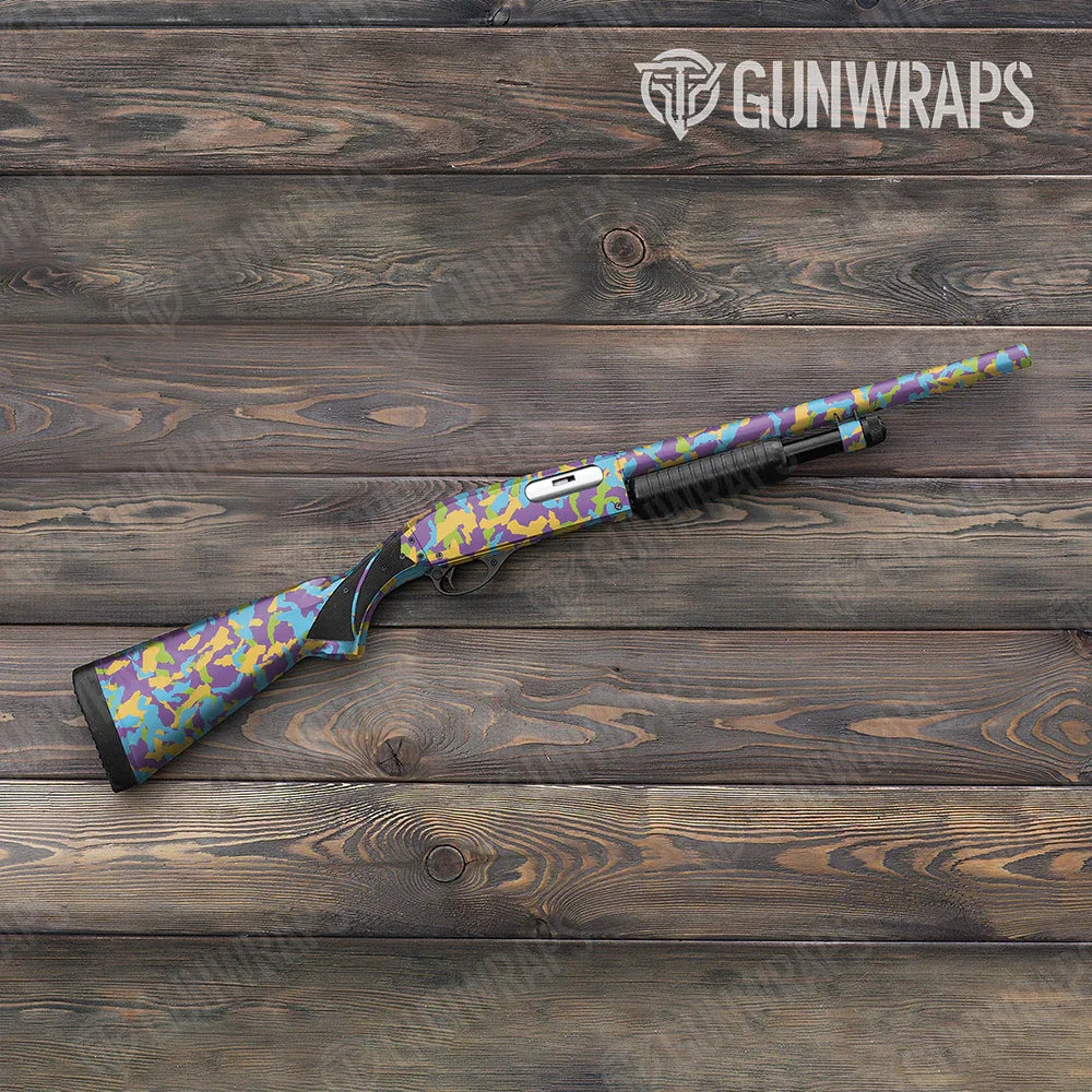 Erratic Carnival Shotgun Gun Skin Vinyl Wraps