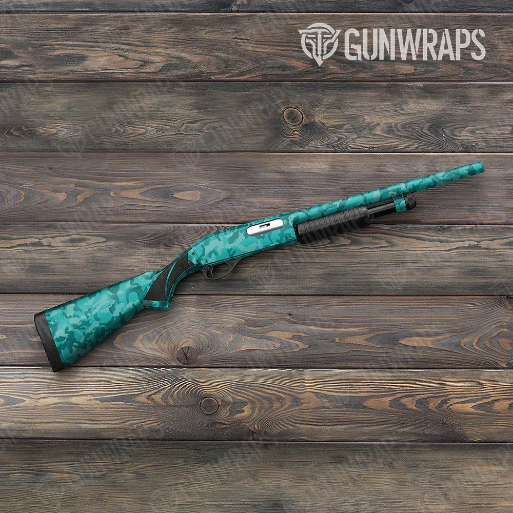 Erratic Elite Tiffany Blue Shotgun Gun Skin Vinyl Wraps