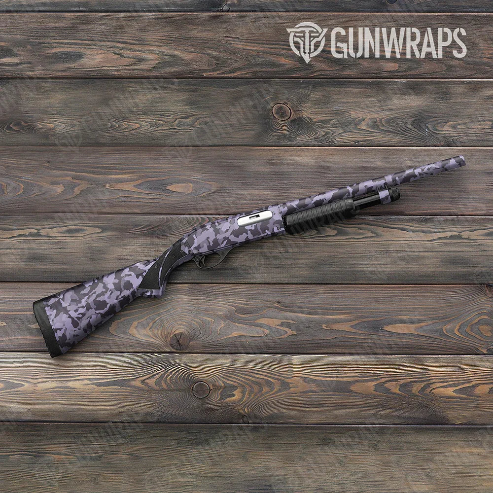 Erratic Lilac Shotgun Gun Skin Vinyl Wraps