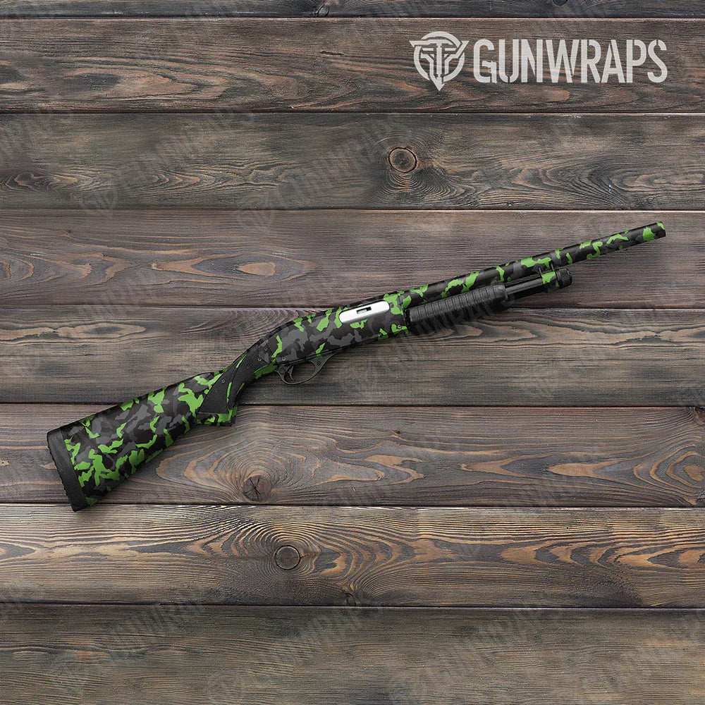 Erratic Metro Green Shotgun Gun Skin Vinyl Wraps