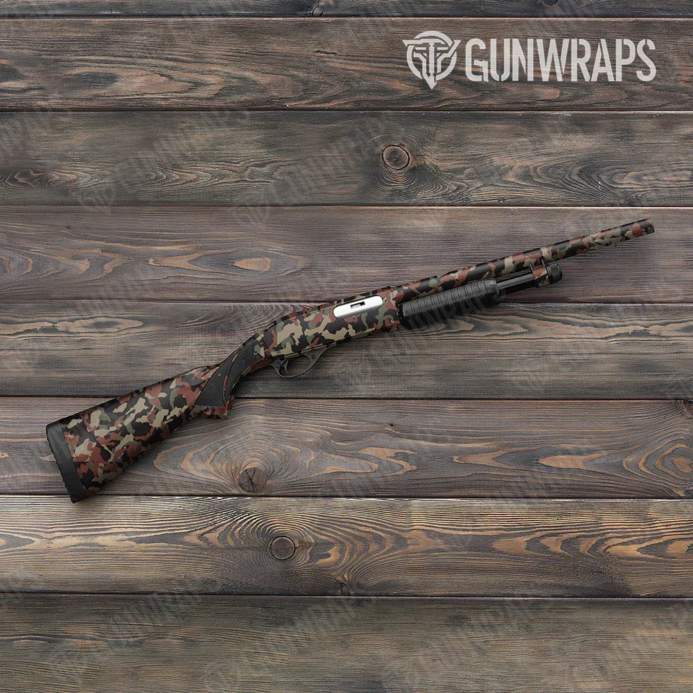 Erratic Militant Copper Shotgun Gun Skin Vinyl Wraps