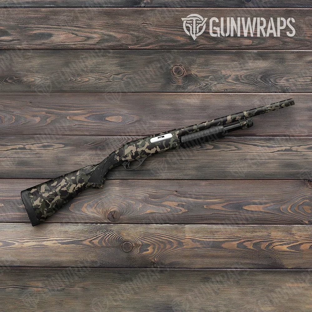 Erratic Militant Green Shotgun Gun Skin Vinyl Wraps