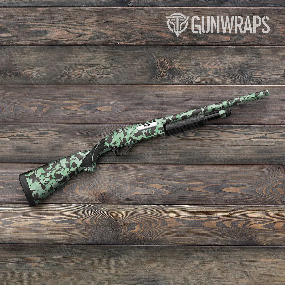 Erratic Mint Chocolate Chip Shotgun Gun Skin Vinyl Wraps