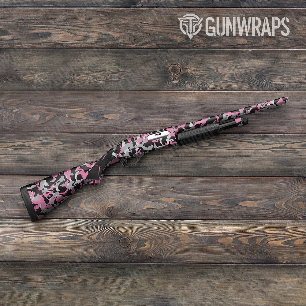 Erratic Pink Tiger Shotgun Gun Skin Vinyl Wraps