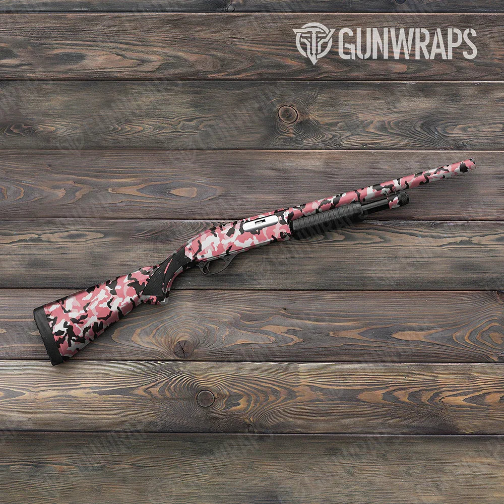Erratic Pink Shotgun Gun Skin Vinyl Wraps