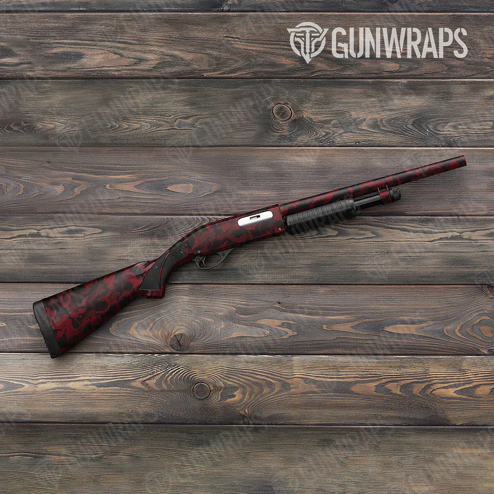 Erratic Vampire Red Shotgun Gun Skin Vinyl Wraps