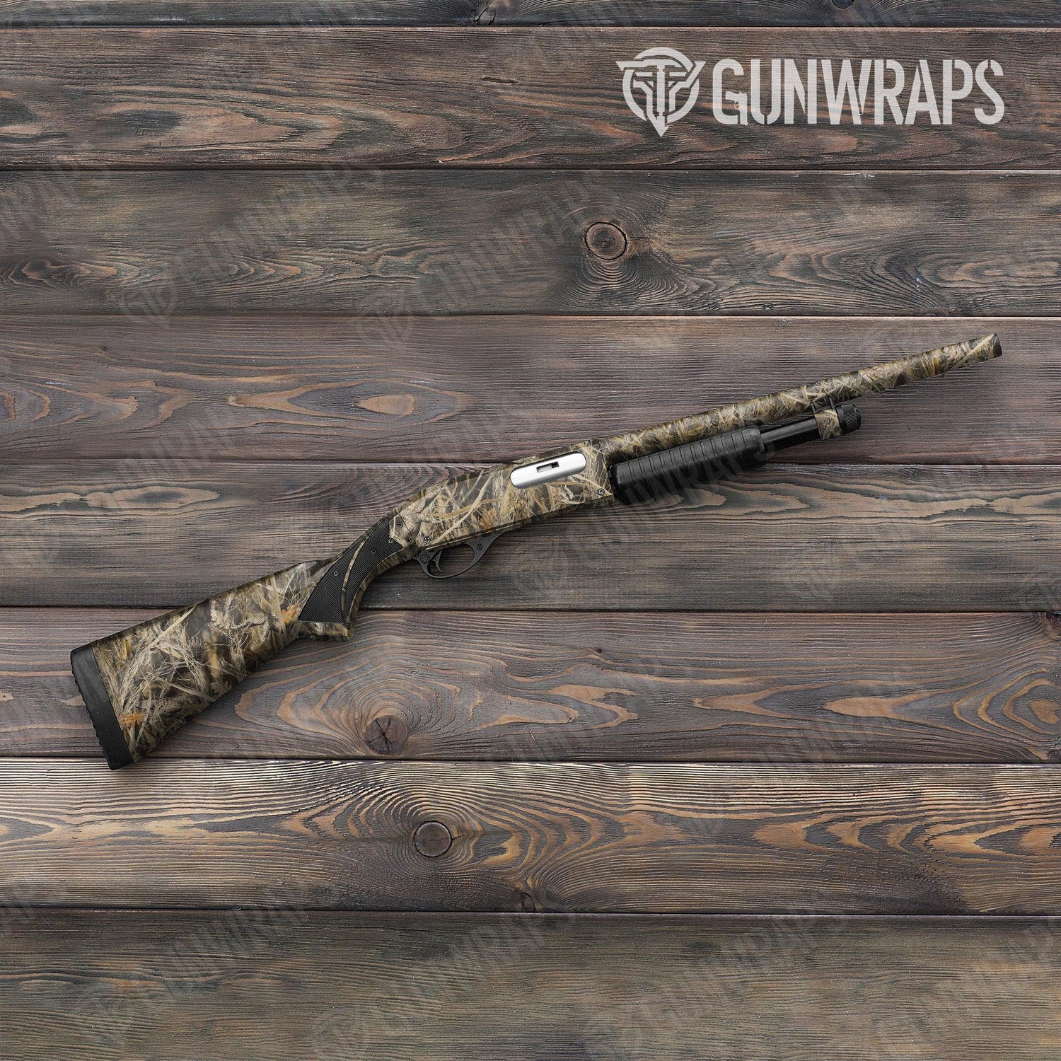 Nature Dry Grassland Duck Shotgun Gun Skin Vinyl Wraps