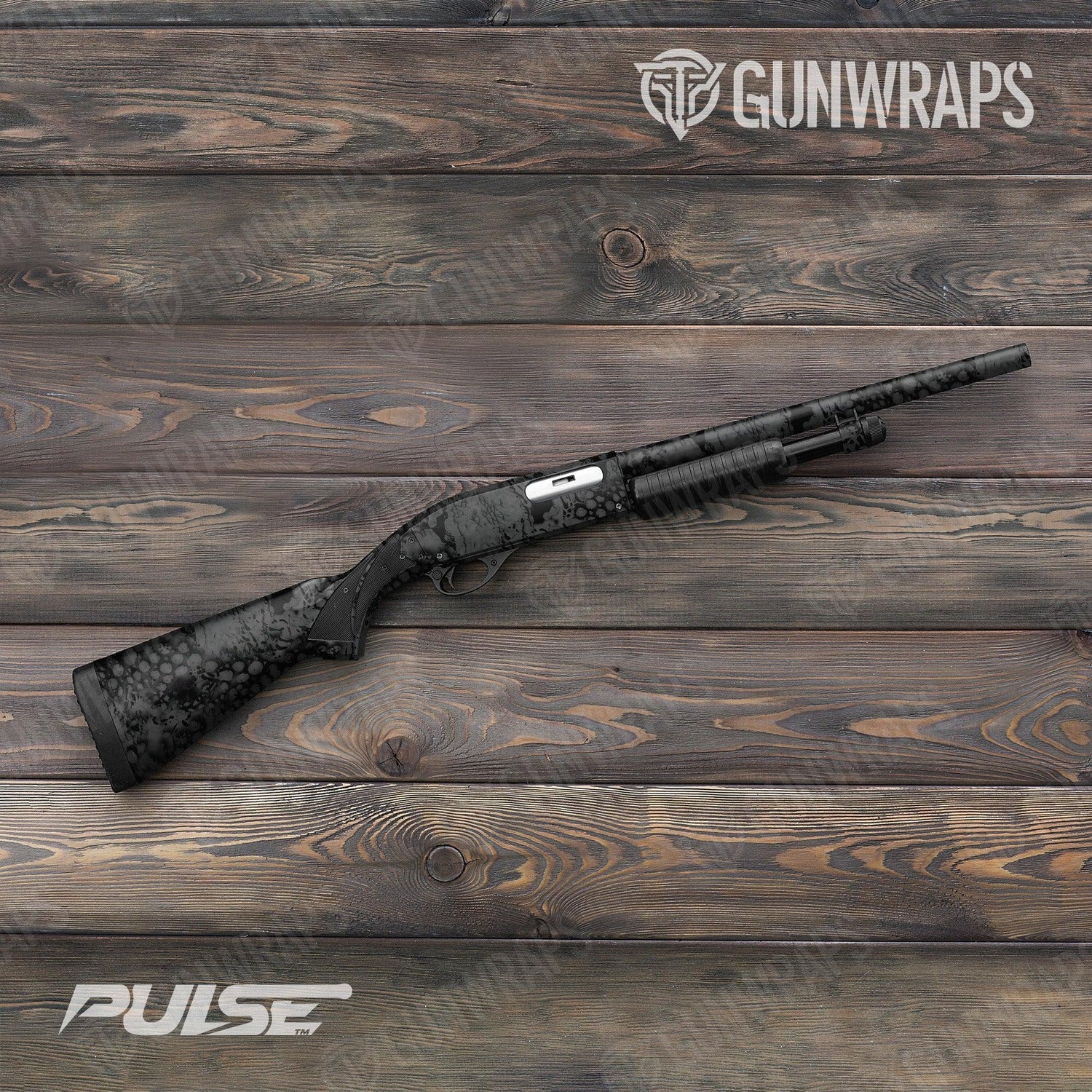 Pulse Midnight Shotgun Gun Skin Vinyl Wraps