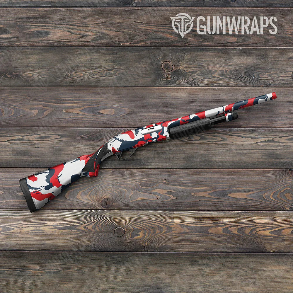 Ragged America Shotgun Gun Skin Vinyl Wraps