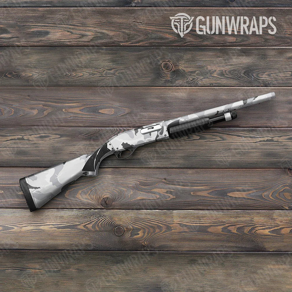 Ragged Snow Shotgun Gun Skin Vinyl Wraps