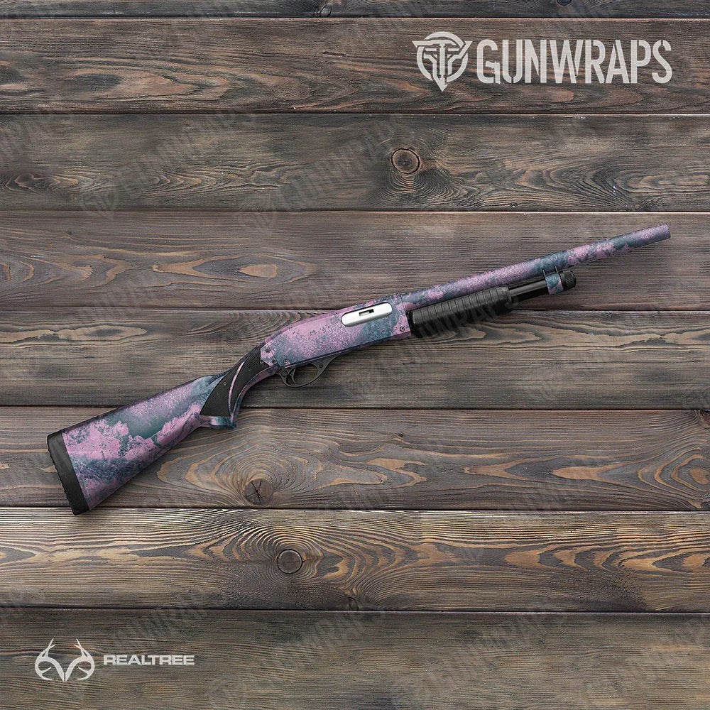 Realtree XTREME Lavender Haze Shotgun Gun Skin Vinyl Wraps