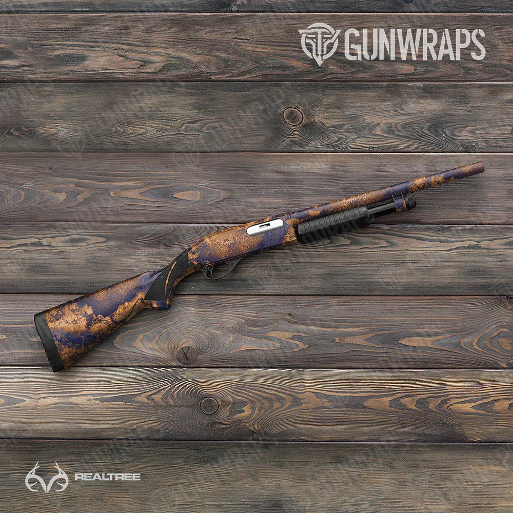 Realtree XTREME Spiced Navy Shotgun Gun Skin Vinyl Wraps