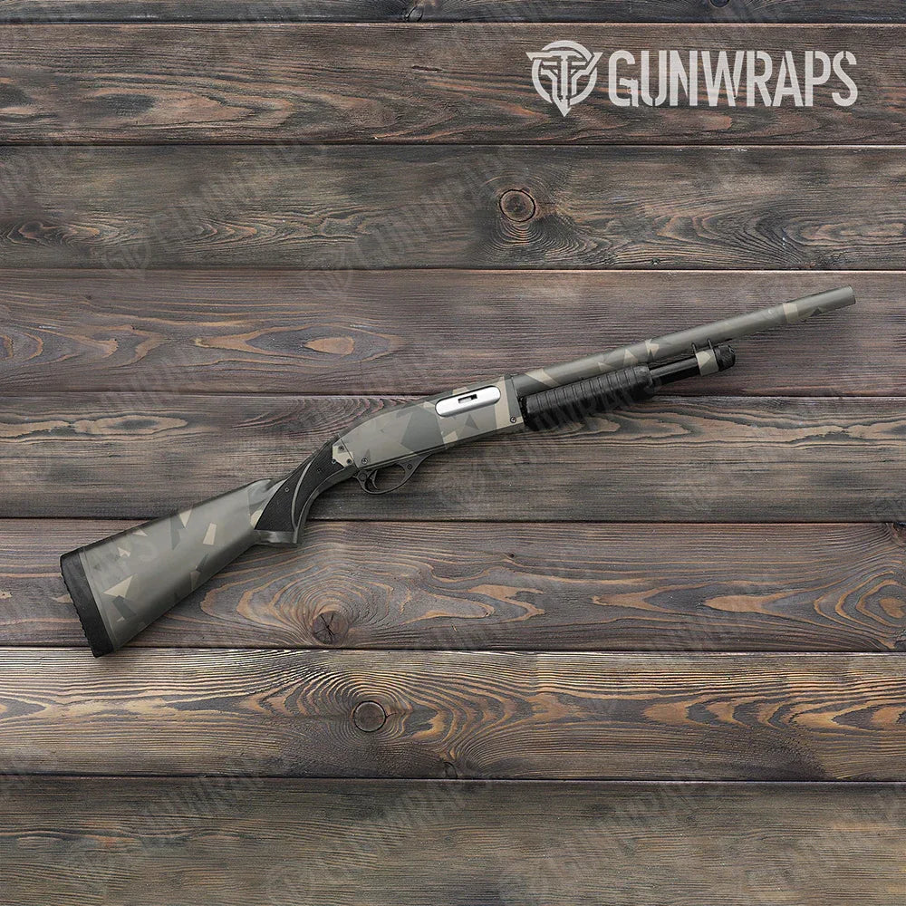Shattered Army Shotgun Gun Skin Vinyl Wraps