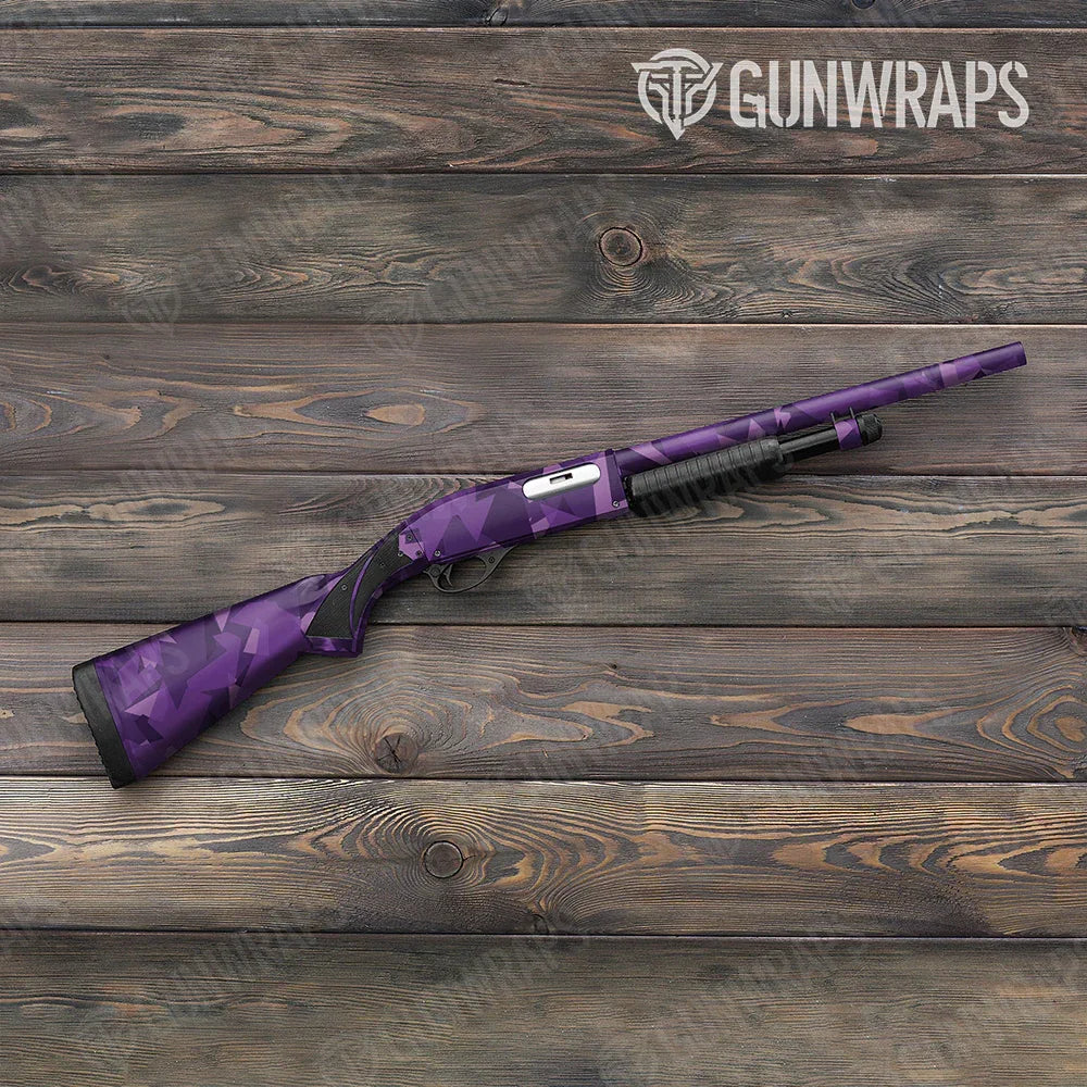 Shattered Elite Purple Shotgun Gun Skin Vinyl Wraps