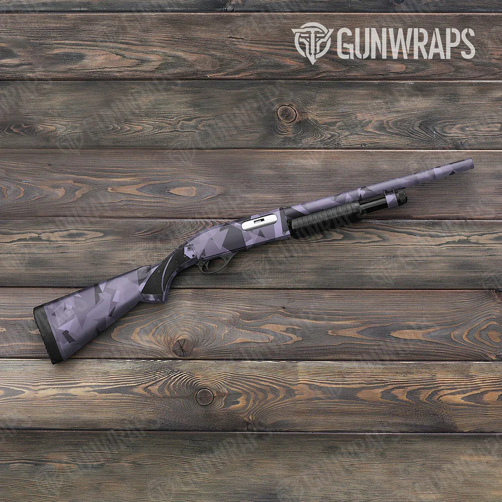 Shattered Lilac Shotgun Gun Skin Vinyl Wraps