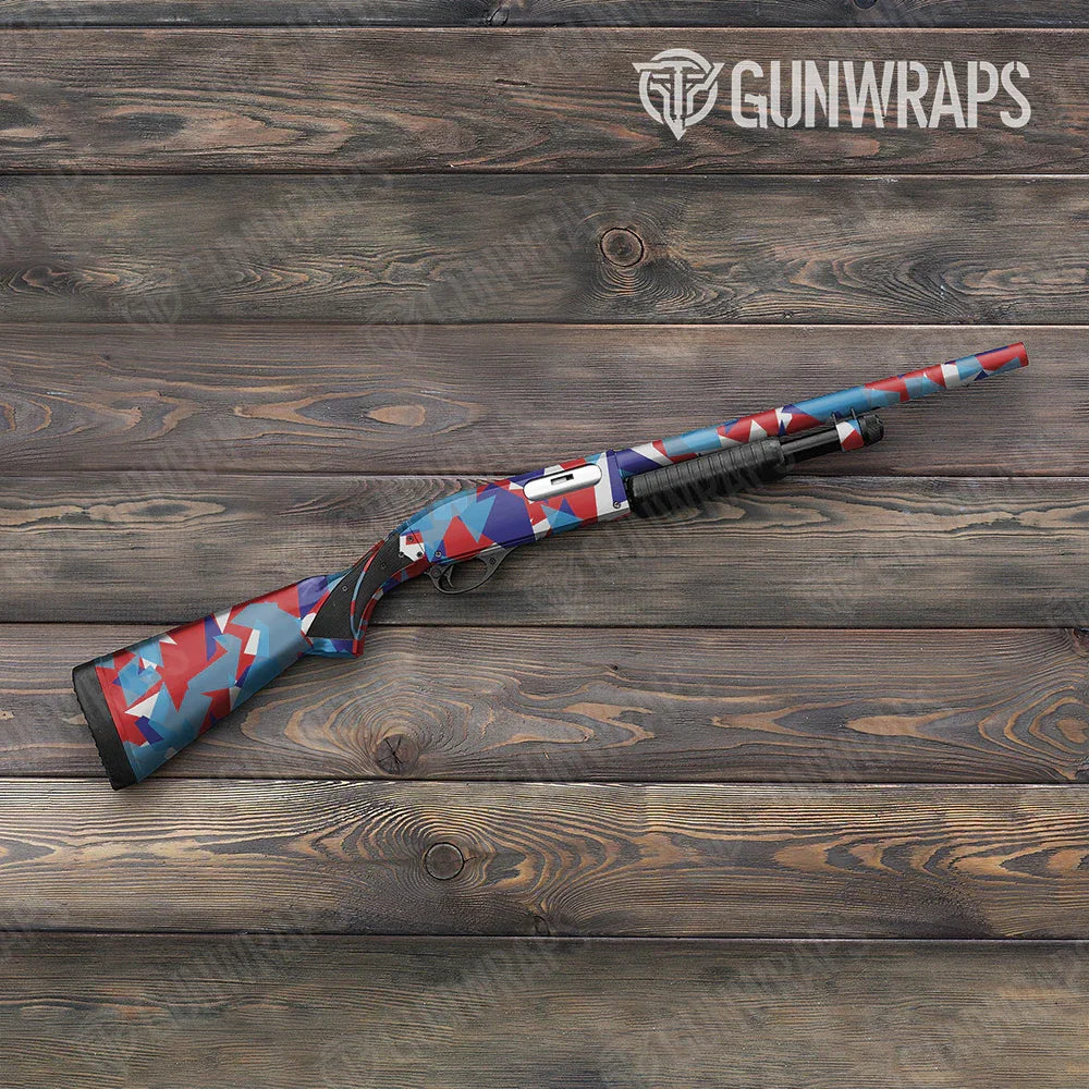 Shattered M Series Shotgun Gun Skin Vinyl Wraps