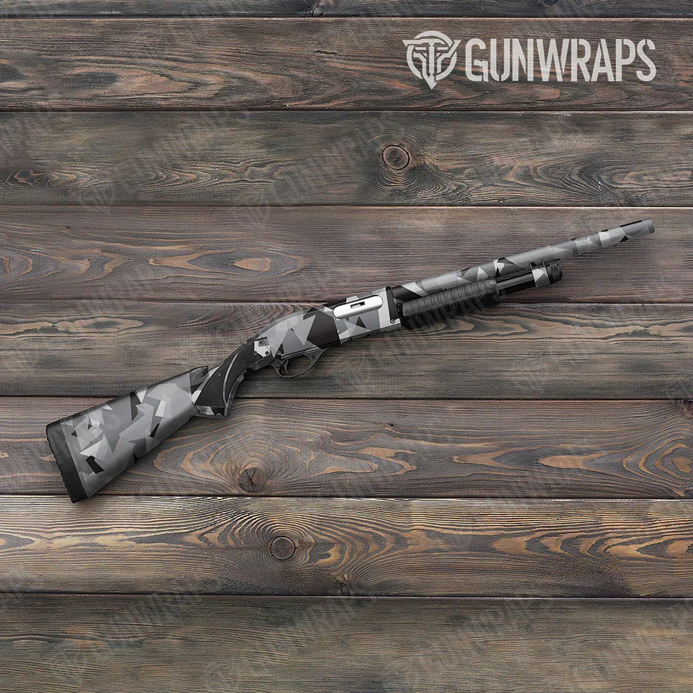Shattered Urban Night Shotgun Gun Skin Vinyl Wraps